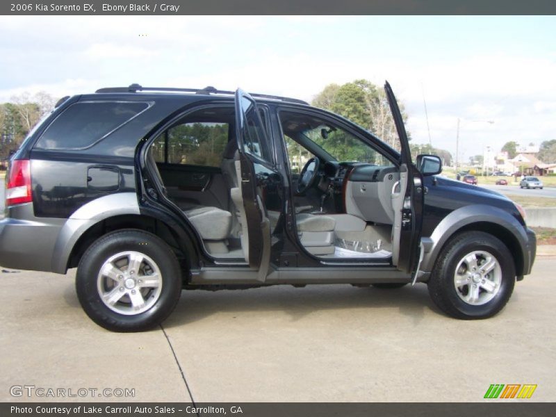 Ebony Black / Gray 2006 Kia Sorento EX