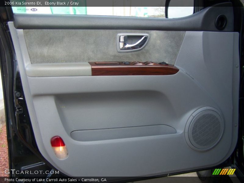 Ebony Black / Gray 2006 Kia Sorento EX