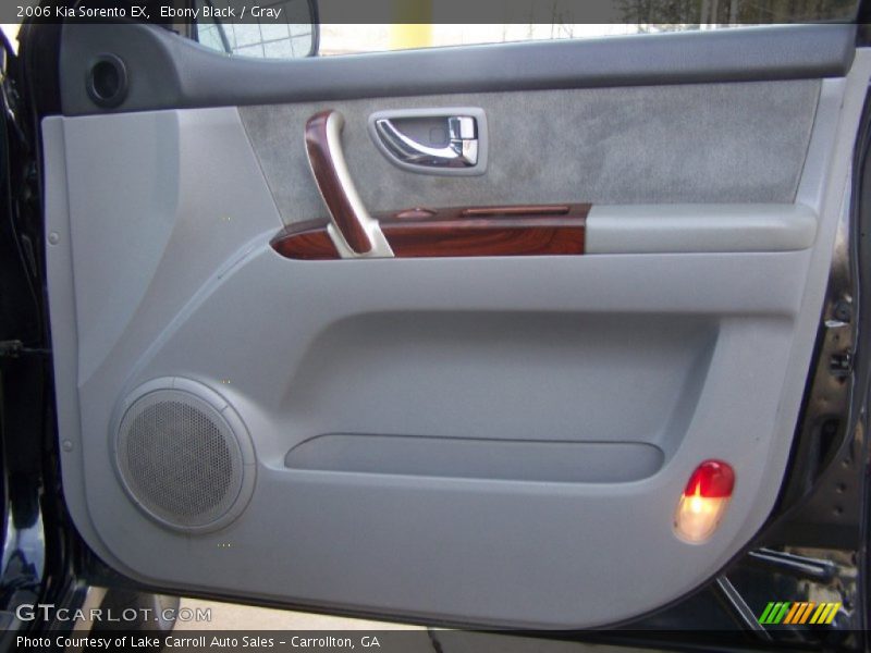 Ebony Black / Gray 2006 Kia Sorento EX