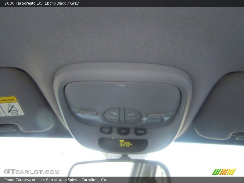 Ebony Black / Gray 2006 Kia Sorento EX