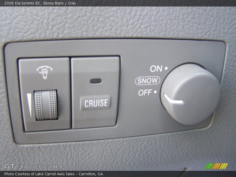 Ebony Black / Gray 2006 Kia Sorento EX