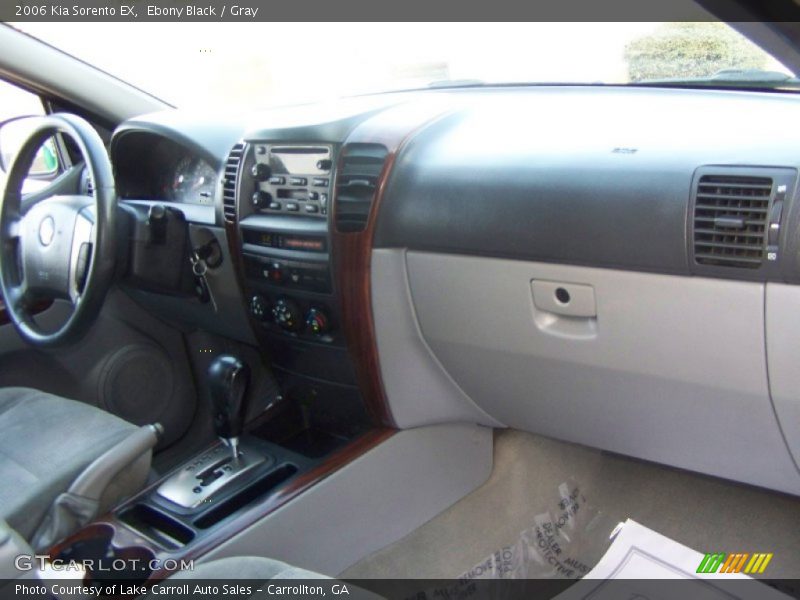 Ebony Black / Gray 2006 Kia Sorento EX