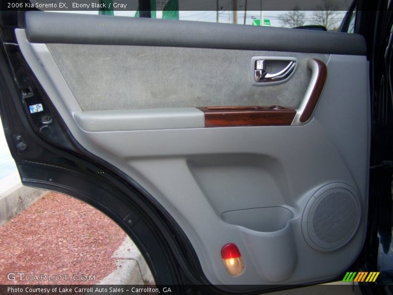 Ebony Black / Gray 2006 Kia Sorento EX