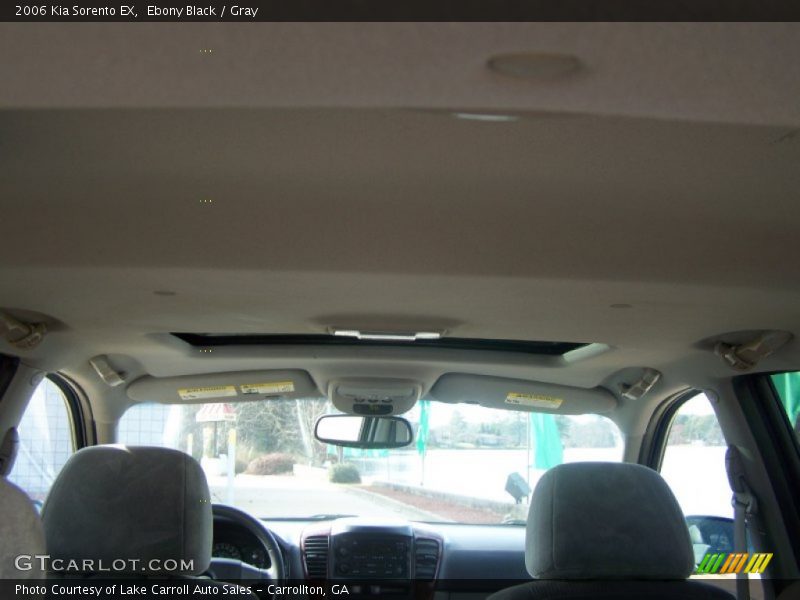 Ebony Black / Gray 2006 Kia Sorento EX