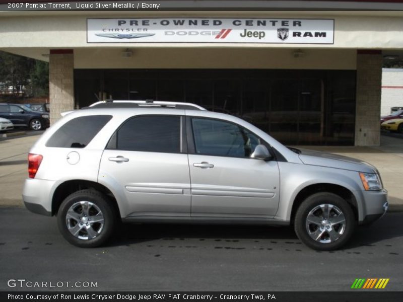 Liquid Silver Metallic / Ebony 2007 Pontiac Torrent