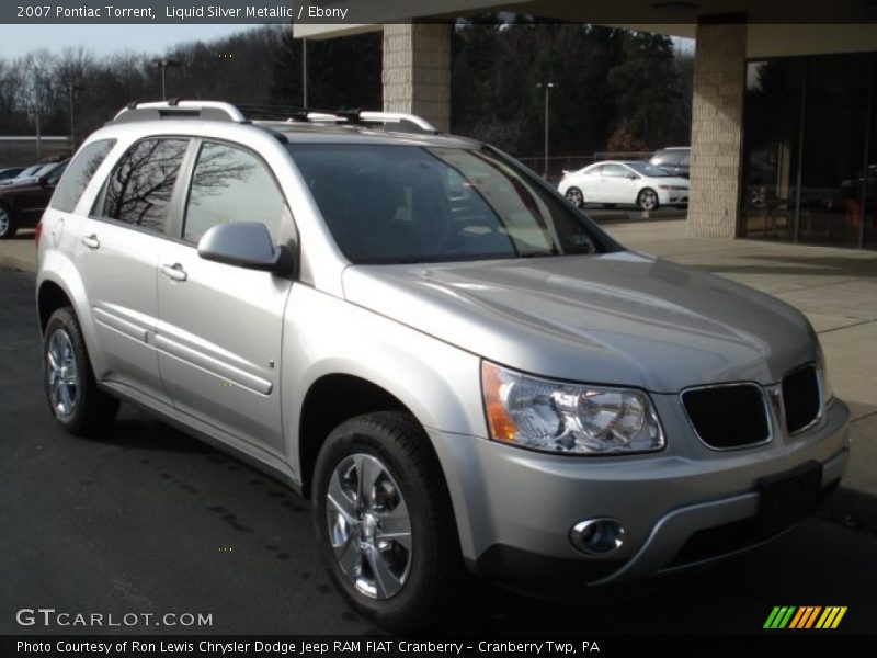 Liquid Silver Metallic / Ebony 2007 Pontiac Torrent