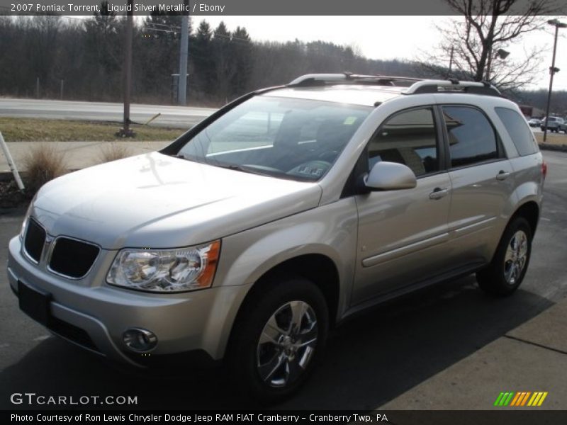 Liquid Silver Metallic / Ebony 2007 Pontiac Torrent