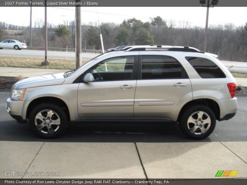 Liquid Silver Metallic / Ebony 2007 Pontiac Torrent