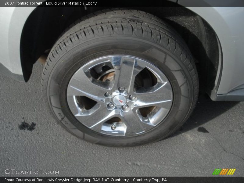 Liquid Silver Metallic / Ebony 2007 Pontiac Torrent