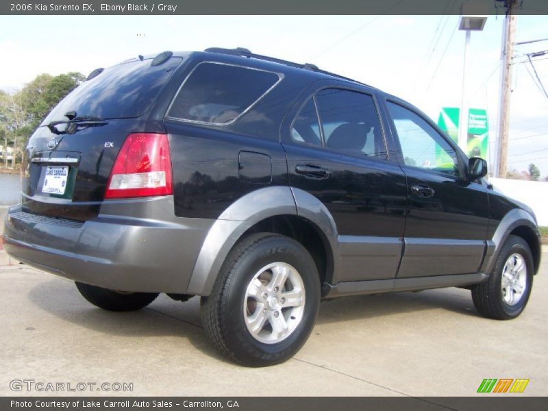 Ebony Black / Gray 2006 Kia Sorento EX
