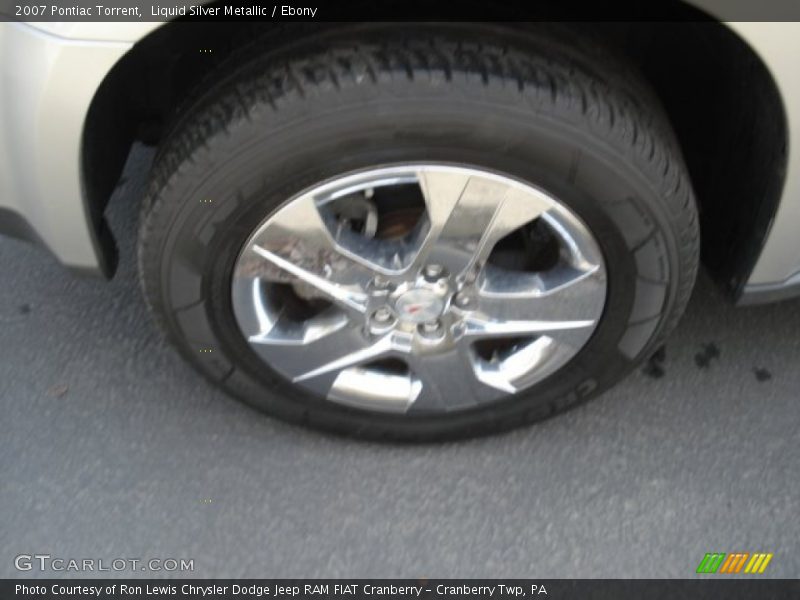 Liquid Silver Metallic / Ebony 2007 Pontiac Torrent