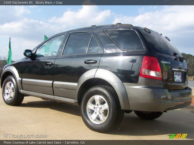Ebony Black / Gray 2006 Kia Sorento EX