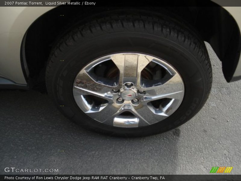 Liquid Silver Metallic / Ebony 2007 Pontiac Torrent