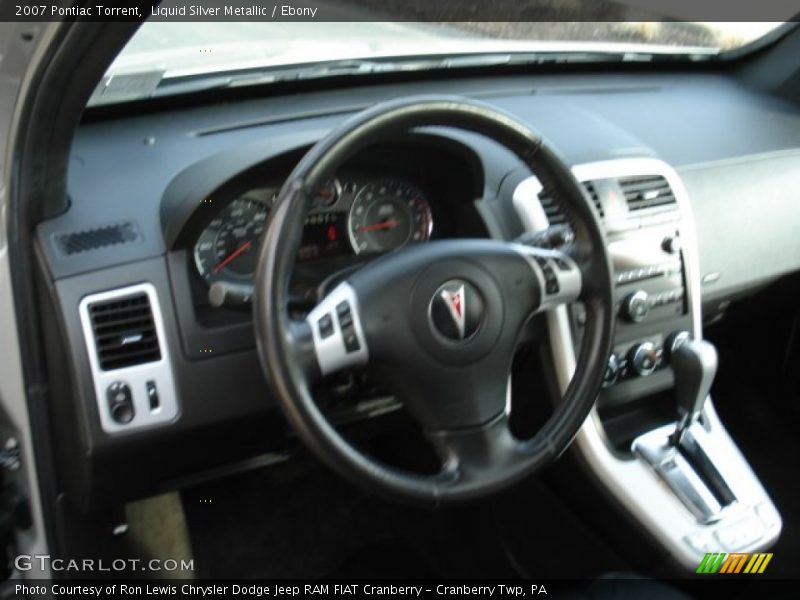 Liquid Silver Metallic / Ebony 2007 Pontiac Torrent