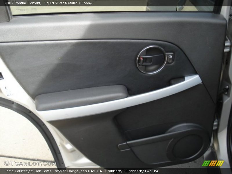 Liquid Silver Metallic / Ebony 2007 Pontiac Torrent
