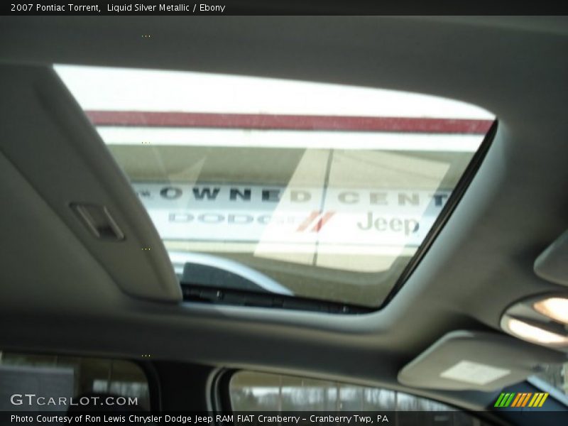 Liquid Silver Metallic / Ebony 2007 Pontiac Torrent