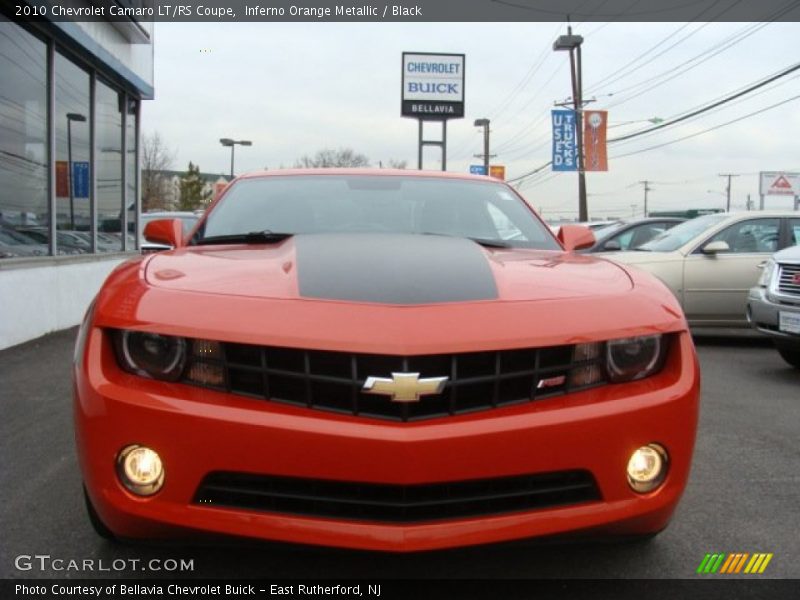 Inferno Orange Metallic / Black 2010 Chevrolet Camaro LT/RS Coupe