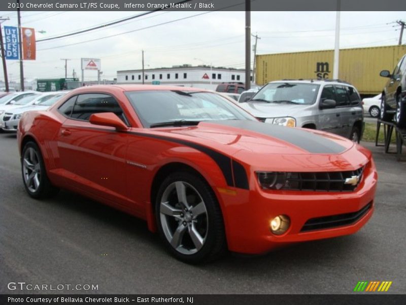 Inferno Orange Metallic / Black 2010 Chevrolet Camaro LT/RS Coupe