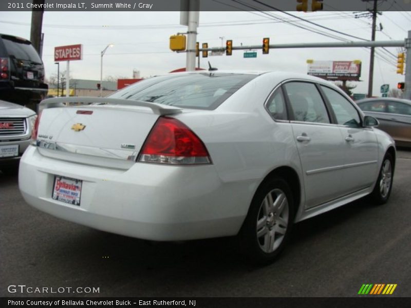 Summit White / Gray 2011 Chevrolet Impala LT