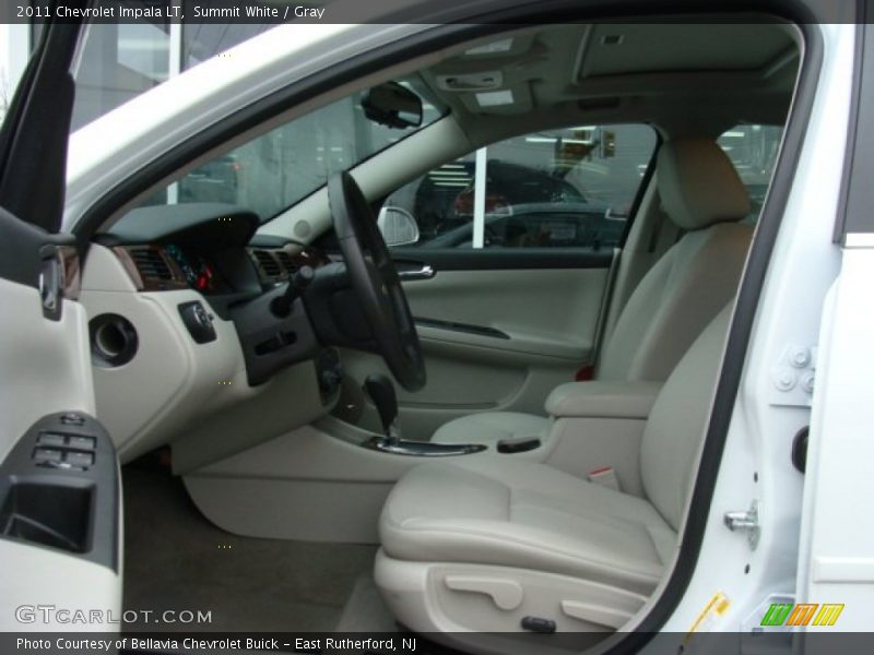 Summit White / Gray 2011 Chevrolet Impala LT