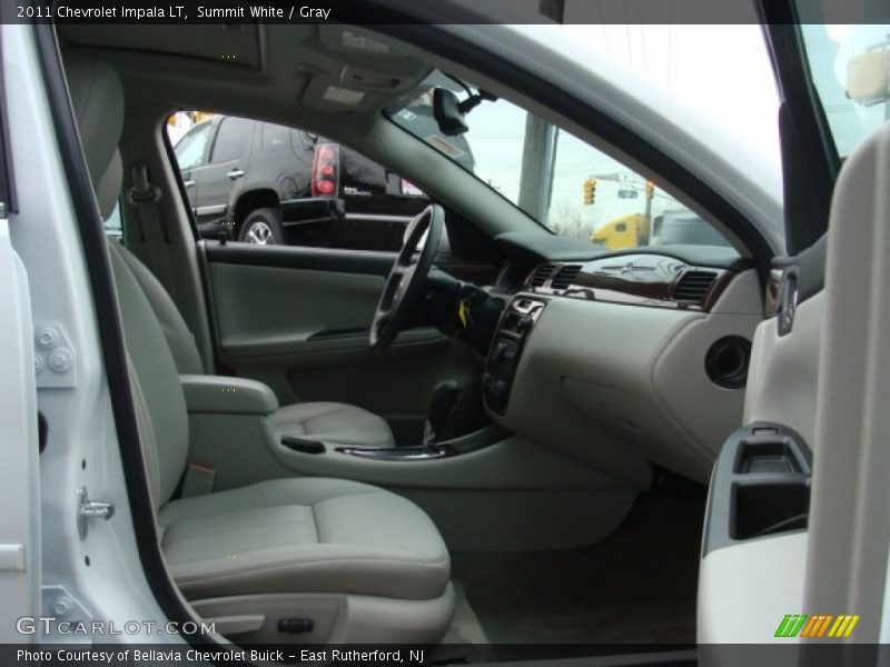 Summit White / Gray 2011 Chevrolet Impala LT