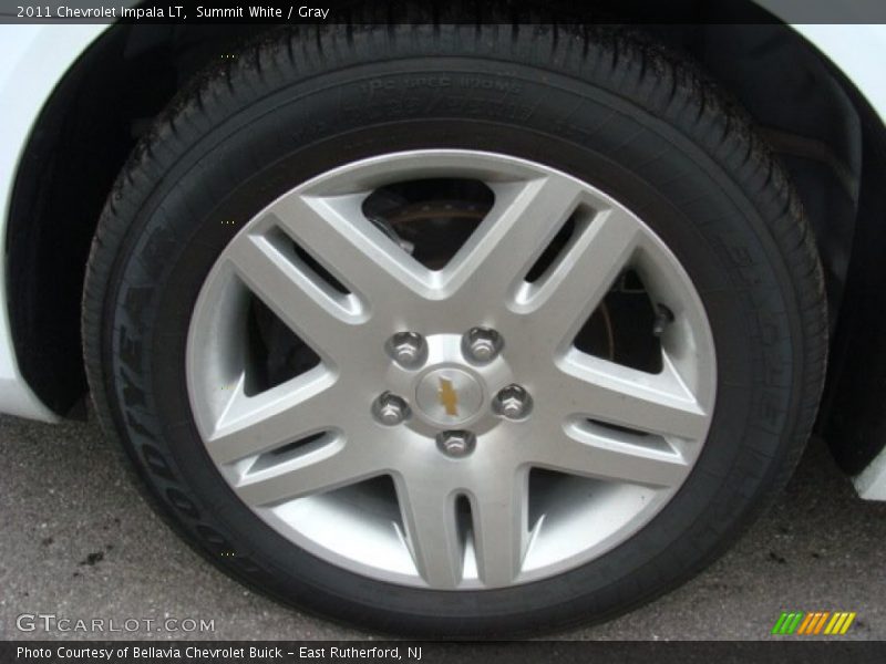 Summit White / Gray 2011 Chevrolet Impala LT