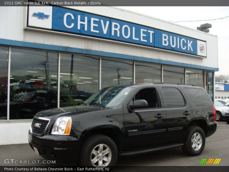 Carbon Black Metallic / Ebony 2011 GMC Yukon SLE 4x4