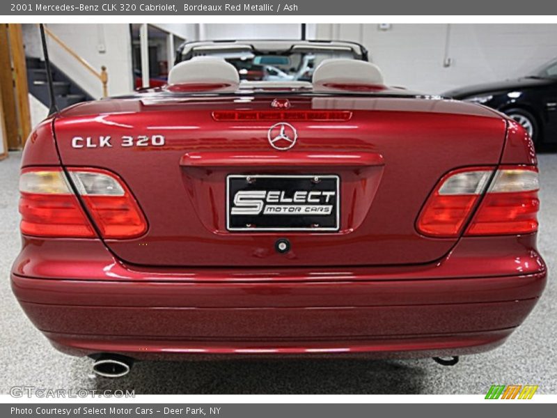 Bordeaux Red Metallic / Ash 2001 Mercedes-Benz CLK 320 Cabriolet