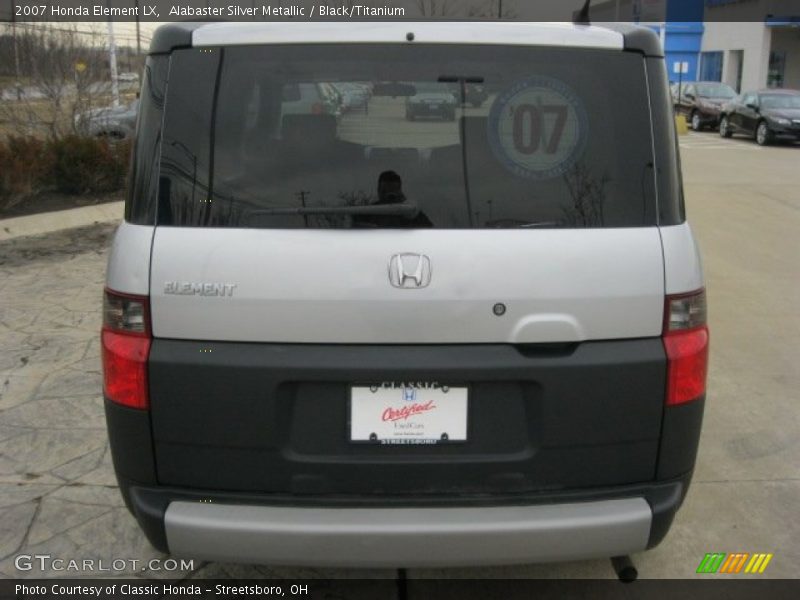 Alabaster Silver Metallic / Black/Titanium 2007 Honda Element LX