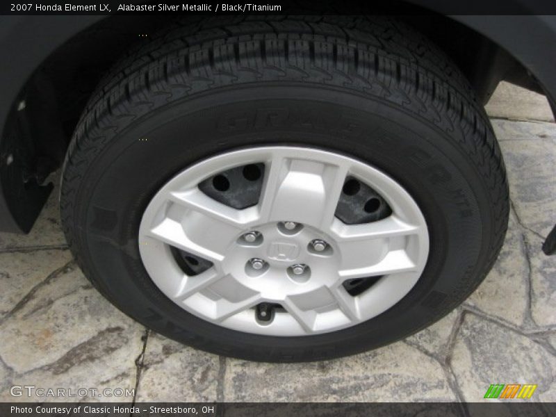 Alabaster Silver Metallic / Black/Titanium 2007 Honda Element LX