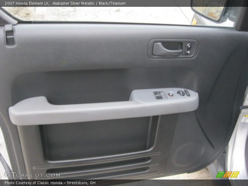 Alabaster Silver Metallic / Black/Titanium 2007 Honda Element LX