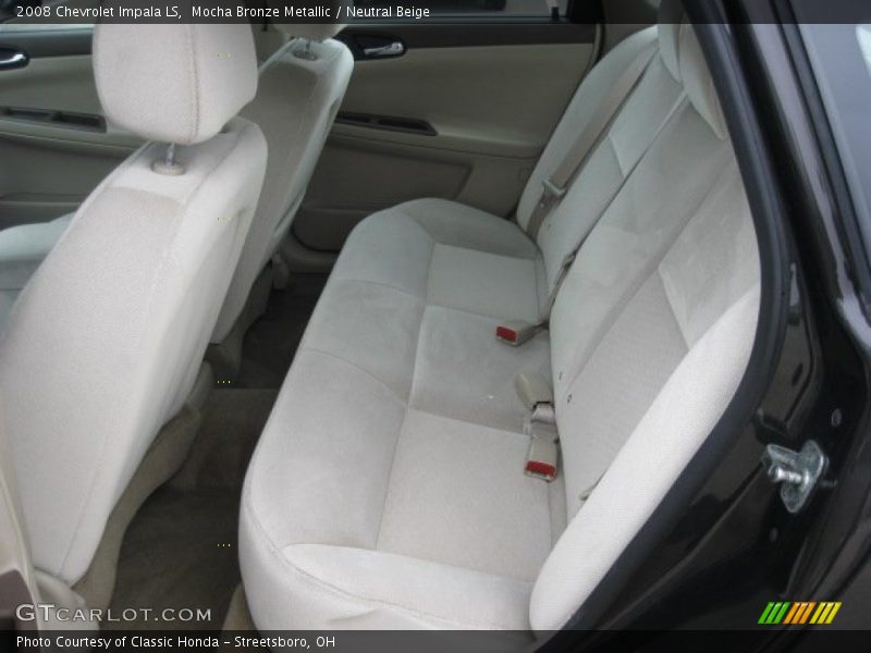 Mocha Bronze Metallic / Neutral Beige 2008 Chevrolet Impala LS