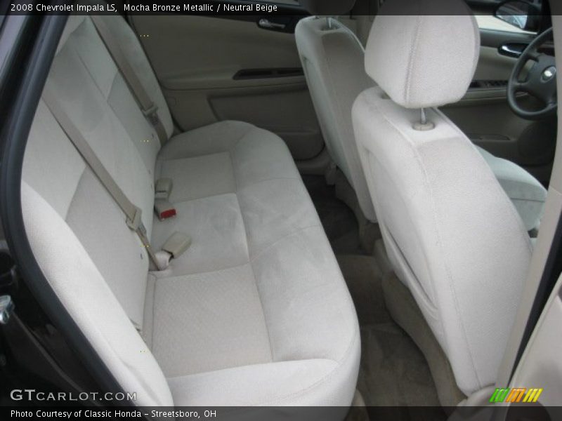 Mocha Bronze Metallic / Neutral Beige 2008 Chevrolet Impala LS