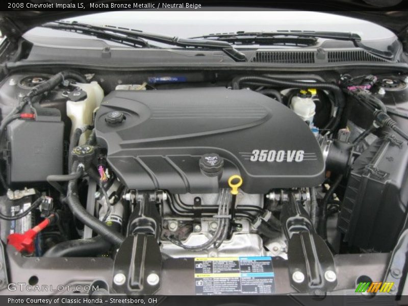 Mocha Bronze Metallic / Neutral Beige 2008 Chevrolet Impala LS