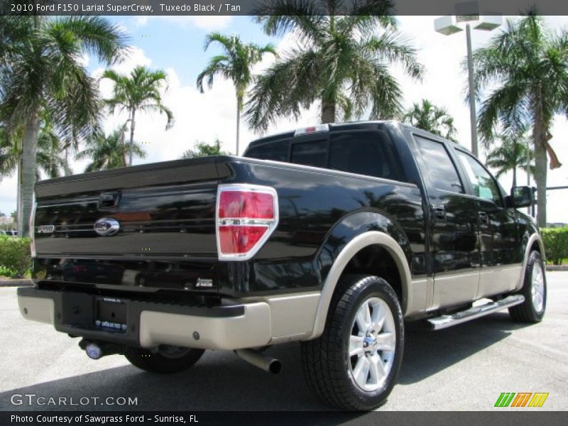 Tuxedo Black / Tan 2010 Ford F150 Lariat SuperCrew