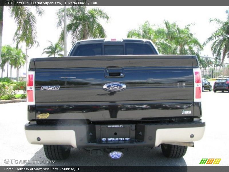 Tuxedo Black / Tan 2010 Ford F150 Lariat SuperCrew
