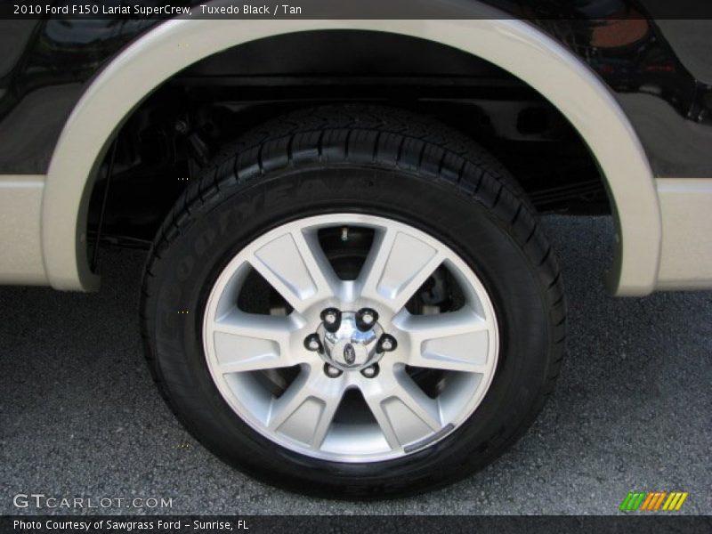 Tuxedo Black / Tan 2010 Ford F150 Lariat SuperCrew