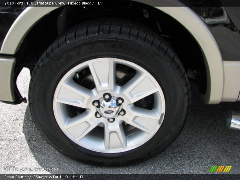 Tuxedo Black / Tan 2010 Ford F150 Lariat SuperCrew