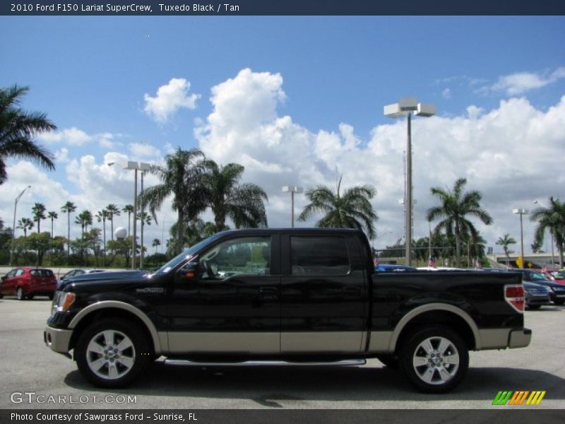 Tuxedo Black / Tan 2010 Ford F150 Lariat SuperCrew