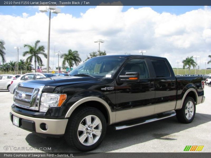 Tuxedo Black / Tan 2010 Ford F150 Lariat SuperCrew