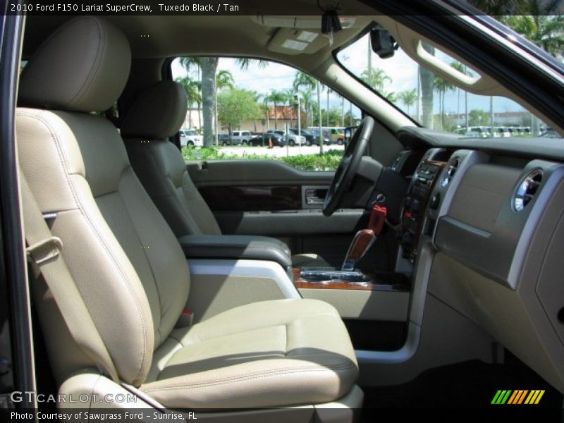 Tuxedo Black / Tan 2010 Ford F150 Lariat SuperCrew