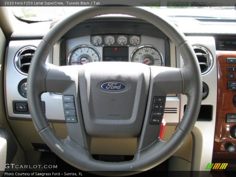 Tuxedo Black / Tan 2010 Ford F150 Lariat SuperCrew
