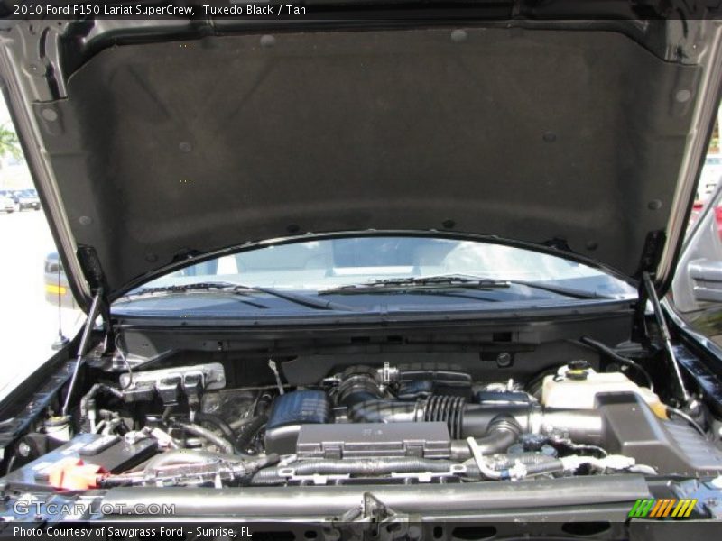Tuxedo Black / Tan 2010 Ford F150 Lariat SuperCrew