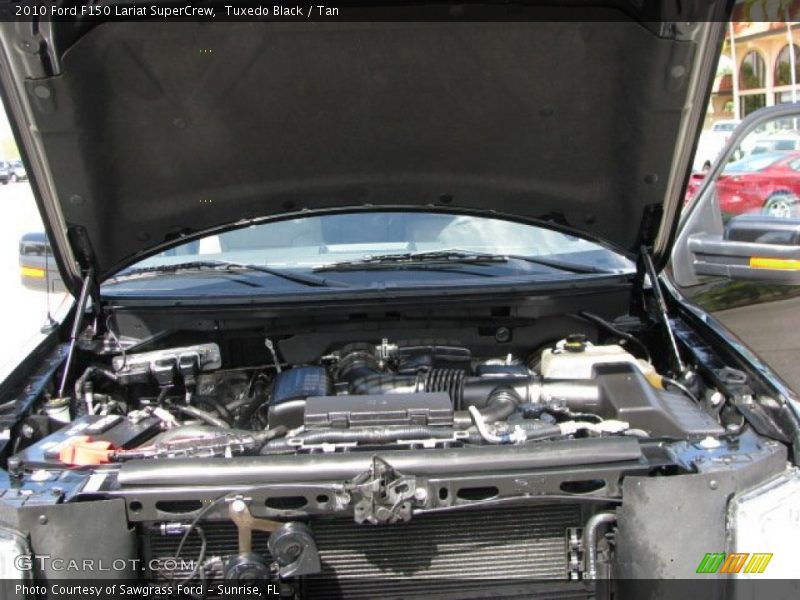 Tuxedo Black / Tan 2010 Ford F150 Lariat SuperCrew