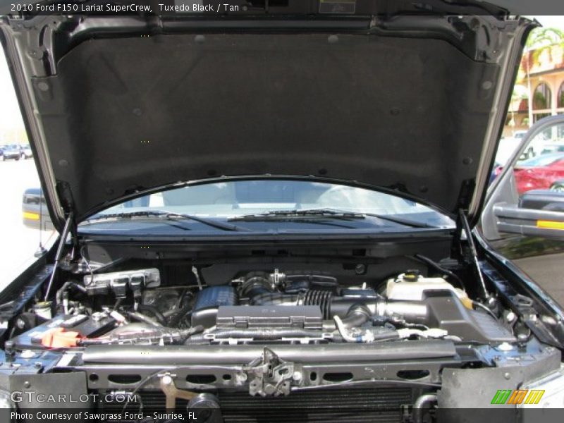 Tuxedo Black / Tan 2010 Ford F150 Lariat SuperCrew