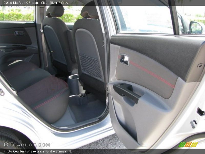 Clear Silver / Gray 2010 Kia Rio LX Sedan