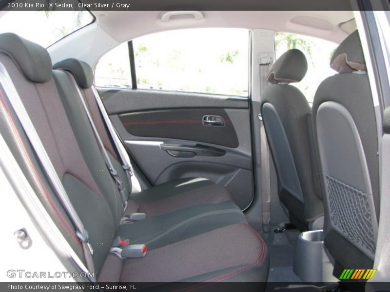 Clear Silver / Gray 2010 Kia Rio LX Sedan