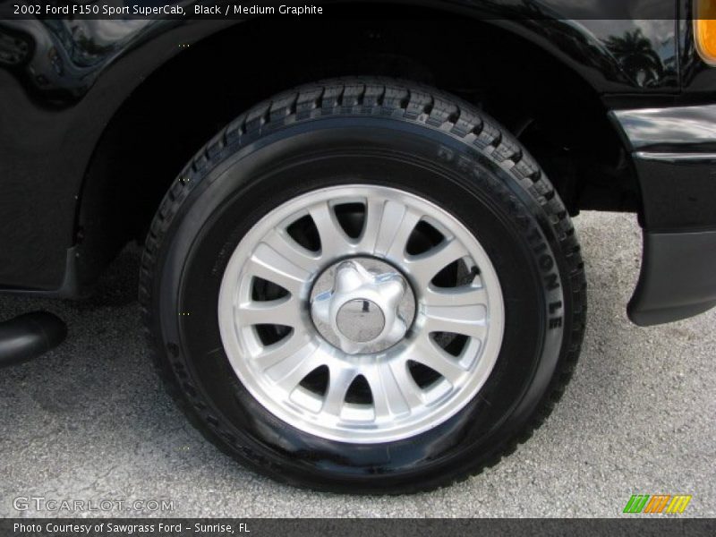 Black / Medium Graphite 2002 Ford F150 Sport SuperCab