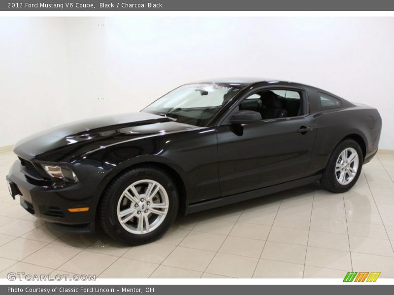 Black / Charcoal Black 2012 Ford Mustang V6 Coupe