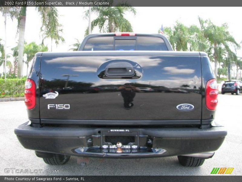 Black / Medium Graphite 2002 Ford F150 Sport SuperCab